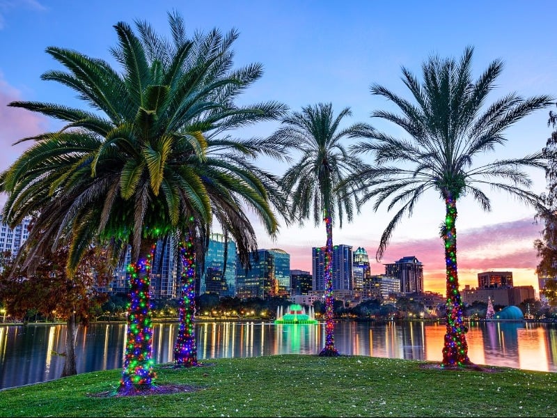 Lake Eola. Orlando, Florida: La Perla del Sol