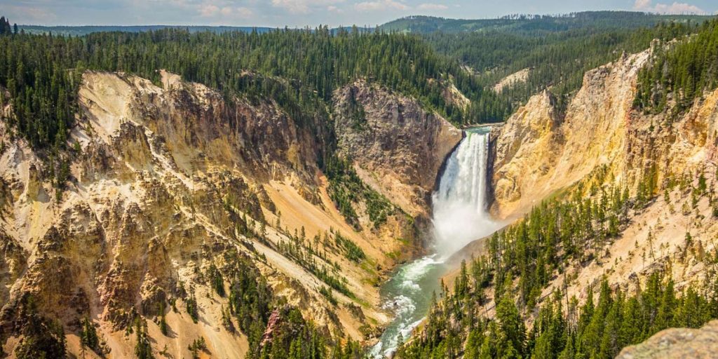 El Gran Cañón de Yellowstone.