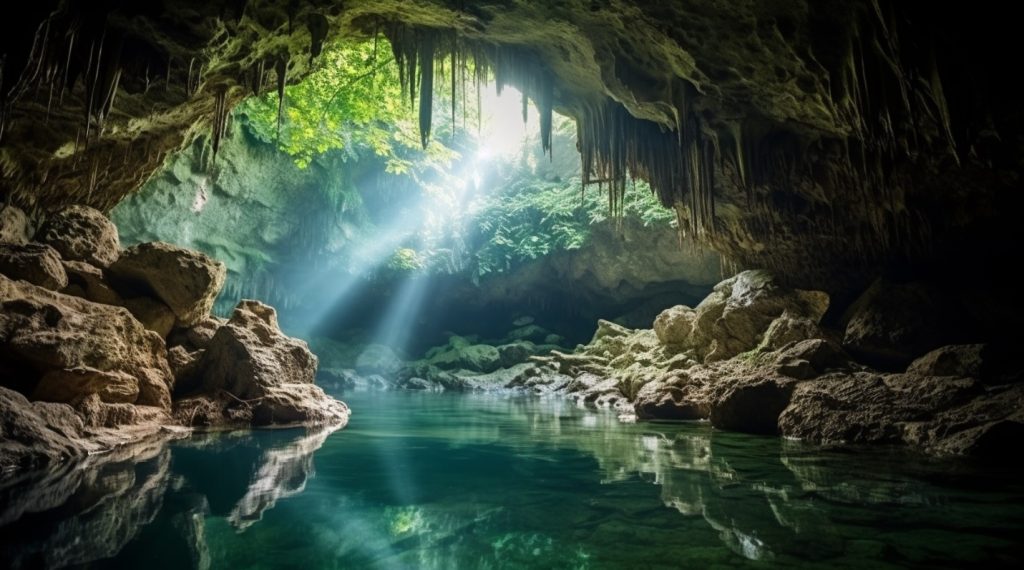 Adéntrate en las Cuevas de Belice