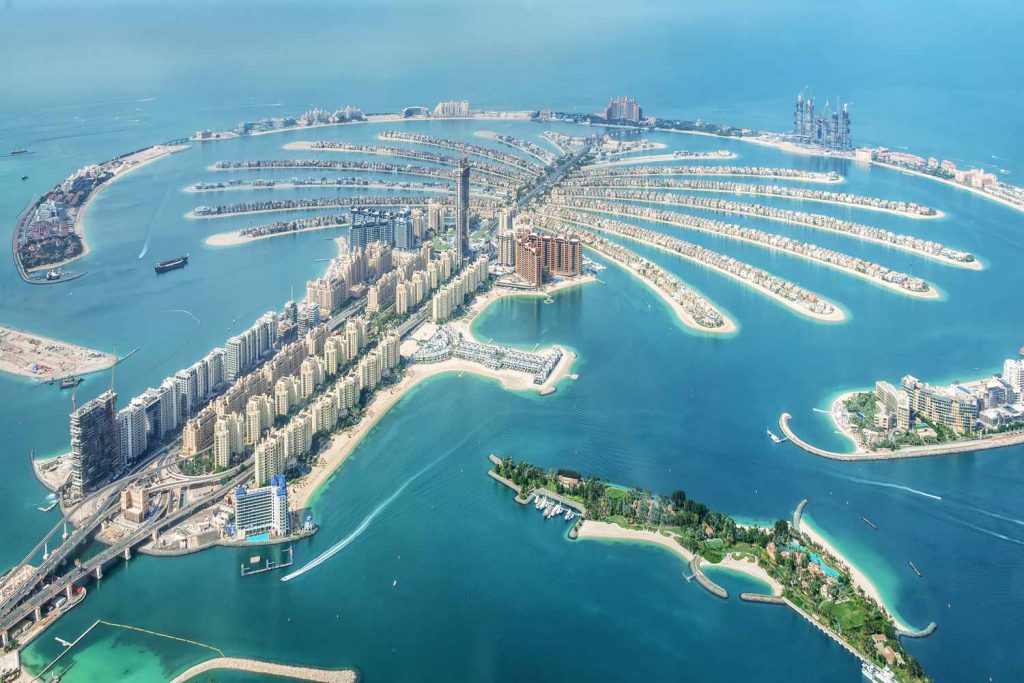 Dubai Marina y Palm Jumeirah