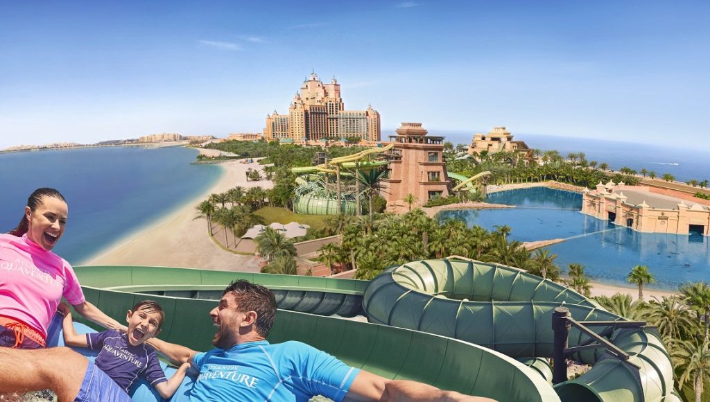 Poseidon’s Revenge. Parque Acuático Atlantis Aquaventure Dubai.