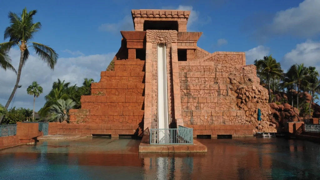 The Leap of Faith. Parque Acuático Atlantis Aquaventure Dubai.