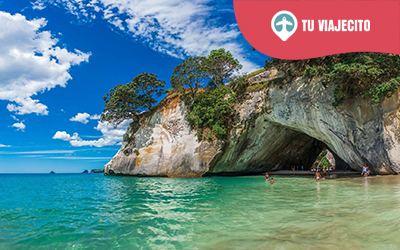 Descubre la Magia de Cathedral Cove, Nueva Zelanda